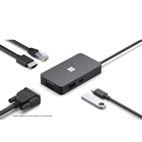 Adaptador USB multiuso USB-C, USB-A (3.1/Gen 2), VGA, RJ45 y HDMI 2.0